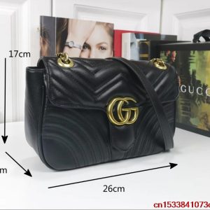 High-quality Luxury Brand Gucci Handbag for Women - Totes with Logo