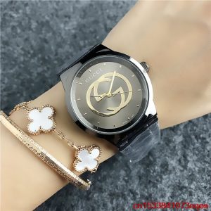 Luxury brand Gucci- Quartz Wrist Women Watches Silver Bracelet Ladies Watch Stainless Steel Clock Casual Waterproof Watch G12