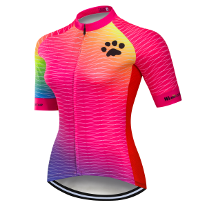 Weimostar 2020 Women Cycling Jersey Shirt Summer Bicycle Cycling Clothing Short Sleeve Bike Jersey Tops