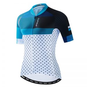 Women Cycling Jersey Tops Summer Mountain Bicycle Clothing Short Sleeve Jersey Team Shirt