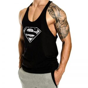 Men's Tank Top Gym Singlets Fitness Workout Sleeveless Shirt