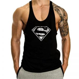 Men's Tank Top Gym Singlets Fitness Workout Sleeveless Shirt