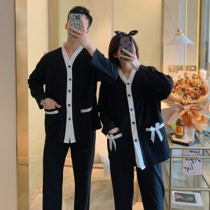 Short-Sleeved Couple's Nightwear