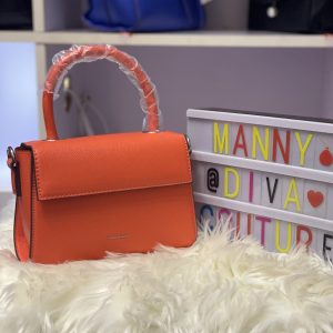 Mini Weini Mini-sized Orange Handbag