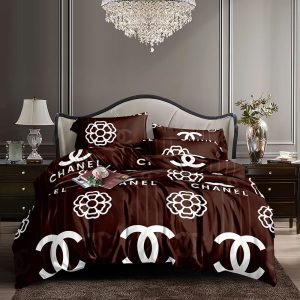 7ft by 7ft Bedsheet and Duvet Set (Brown)